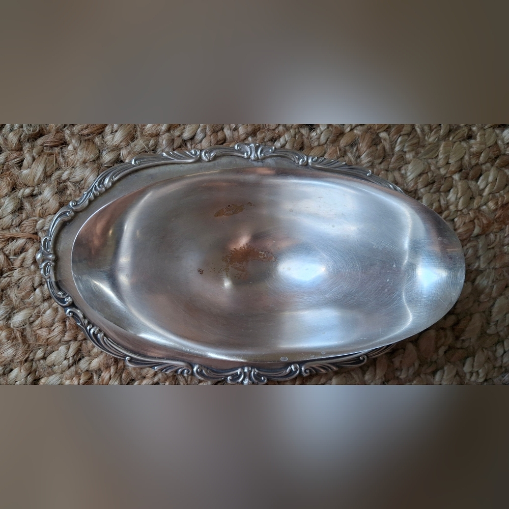 Vintage silver plated gravy boat silver plate serving collection party formal - Picture 5 of 5